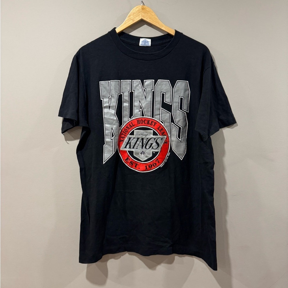 Vintage 90’ NHL (Trench) - Los Angeles Kings Hockey T-Shirt